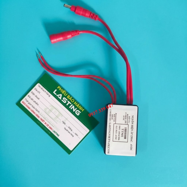 BỘ NGUỒN BIẾN ÁP 220VAC/6VDC THAY THẾ TƯƠNG THÍCH CHO CẢM ỨNG TIỂU ÂM TƯỜNG CỦA CÁC HÃNG
